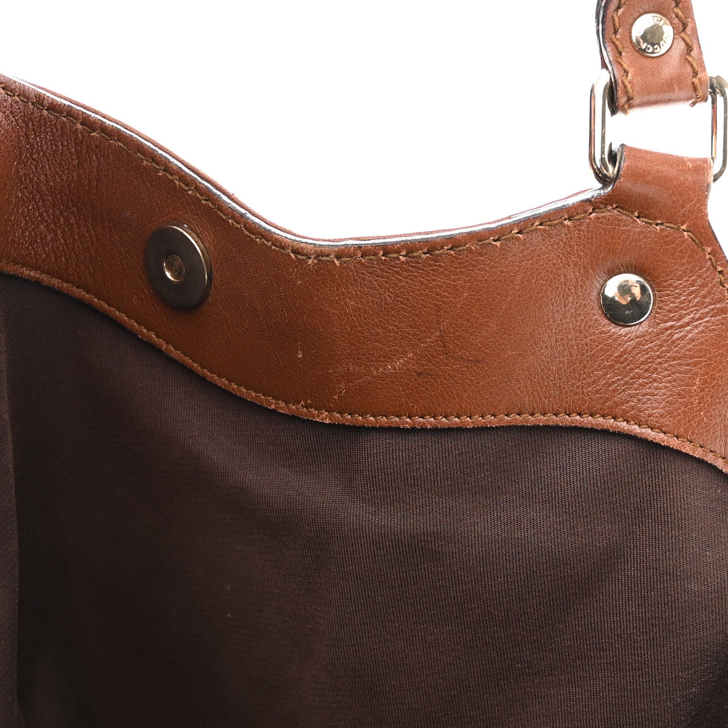 Gucci Monogram Large Sukey Tote Brown 10 of 13