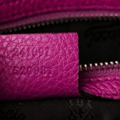 Gucci Guccissima Neoprene Techno Tag Medium Boston Magenta 7 of 11