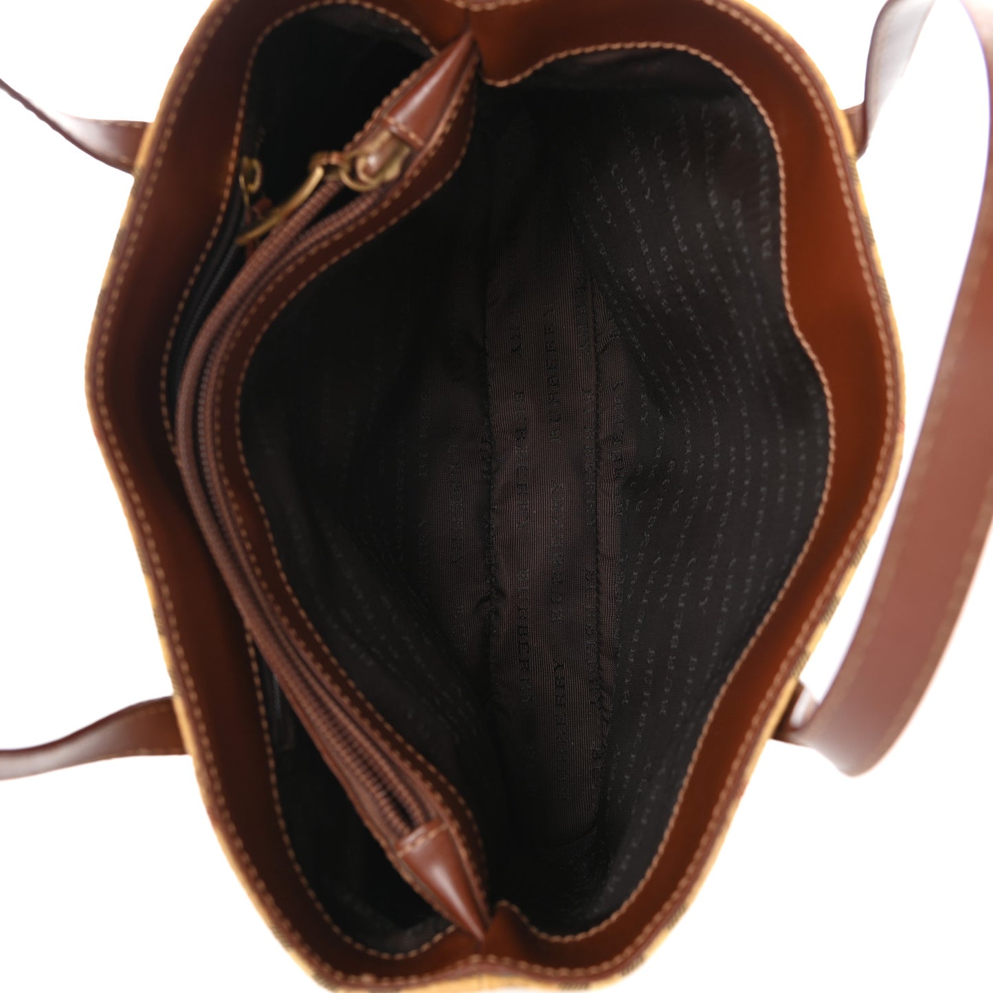 Haymarket Check Small Tote Brown