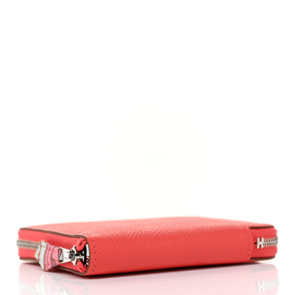 Hermes Epsom Silk'In Compact Wallet Rose Jaipur 4 of 9