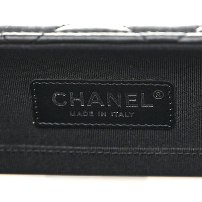 Chanel Quilted Lambskin Metal Bar Clutch Bag Black 6 of 11