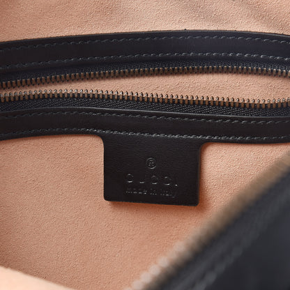 Gucci Calfskin Matelasse Mens GG Marmont Belt Bag 100 40 Black 6 of 9