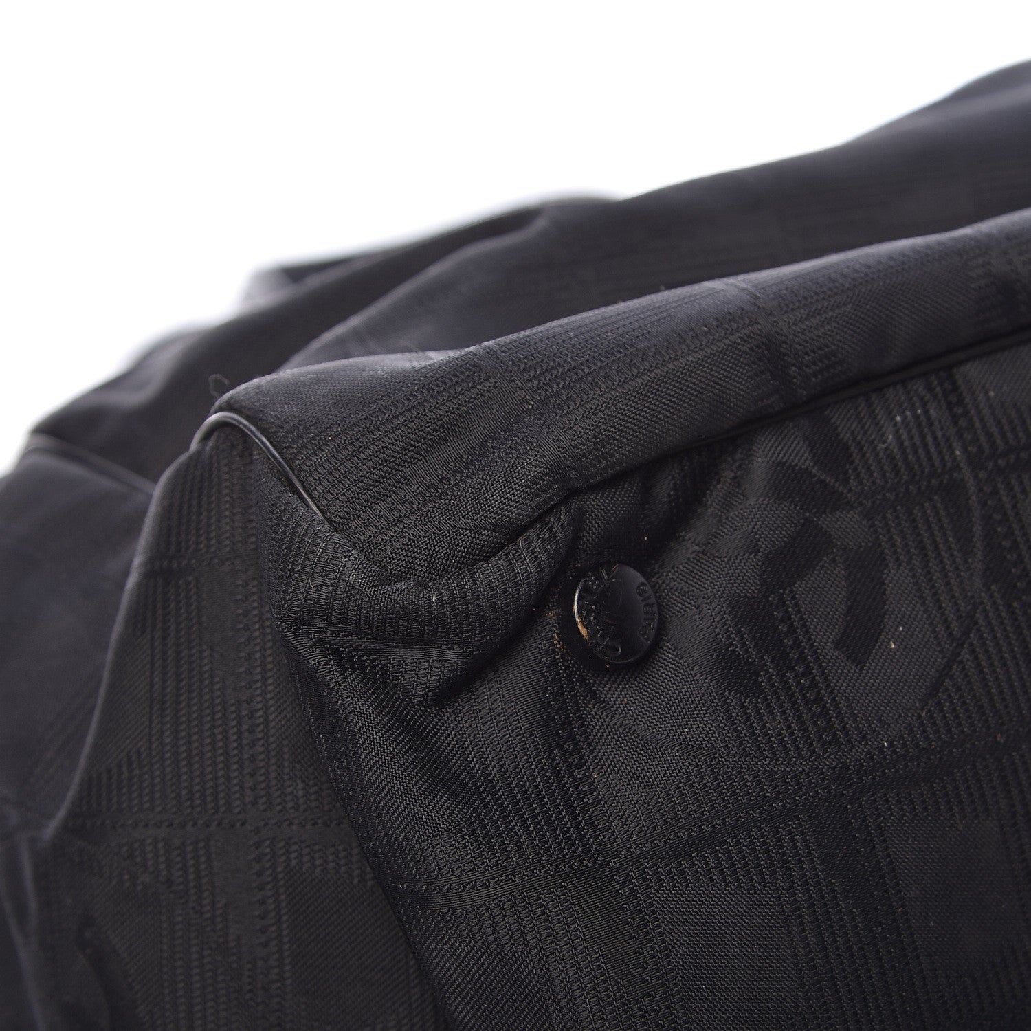 Chanel Nylon Large Travel Tote Black 10 of 12
