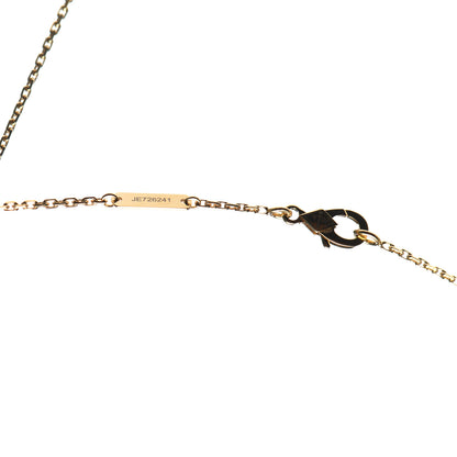 Van Cleef & Arpels 18K Yellow Gold Black Onyx Vintage Alhambra Pendant Necklace 5 of 7