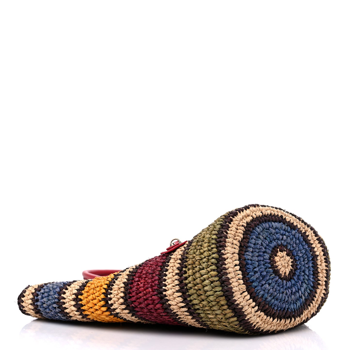 Straw Panier Basket Tote Multicolor