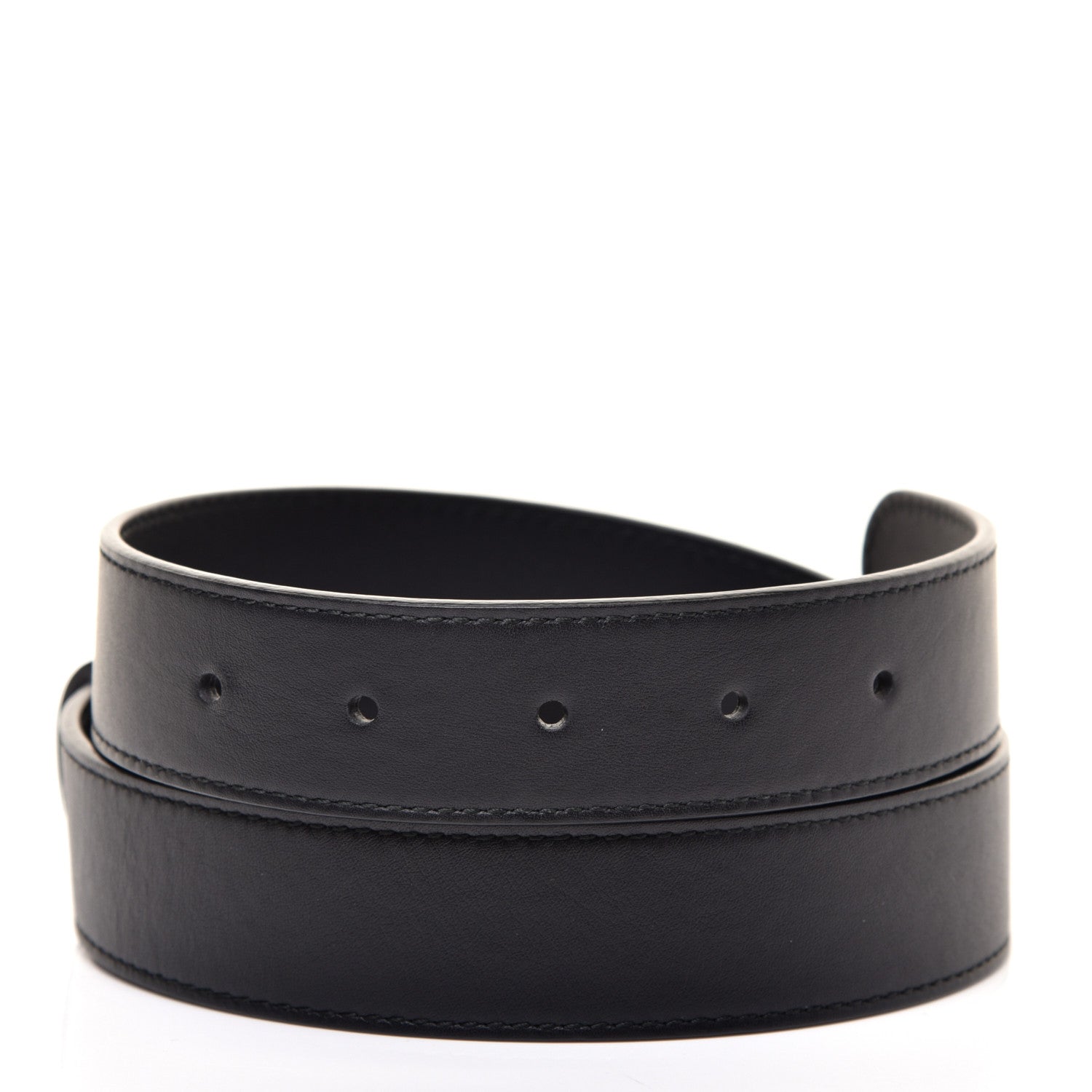 Gucci Calfskin Double G 30mm Belt 95 38 Black 5 of 6