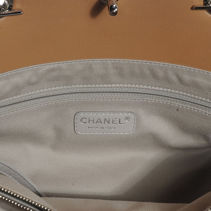 Chanel Aged Calfskin Quilted Be CC Tote Beige 6 of 7