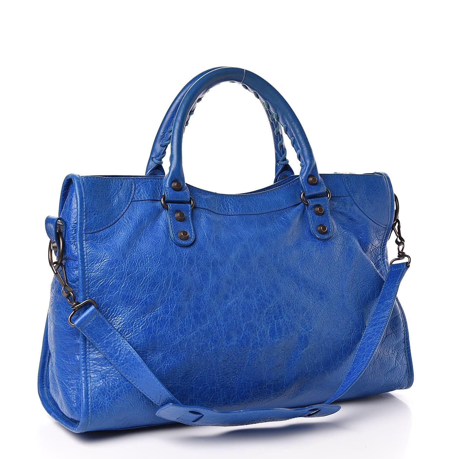 Balenciaga Agneau Classic Hardware City Bleu Lazuli 3 of 10