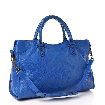 Balenciaga Agneau Classic Hardware City Bleu Lazuli 3 of 10