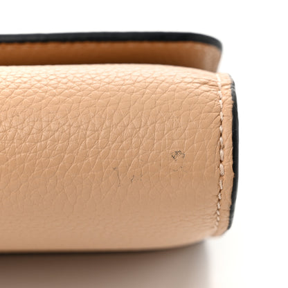 Versace Grained Calfskin Virtus Wallet On Chain Beige 11 of 11