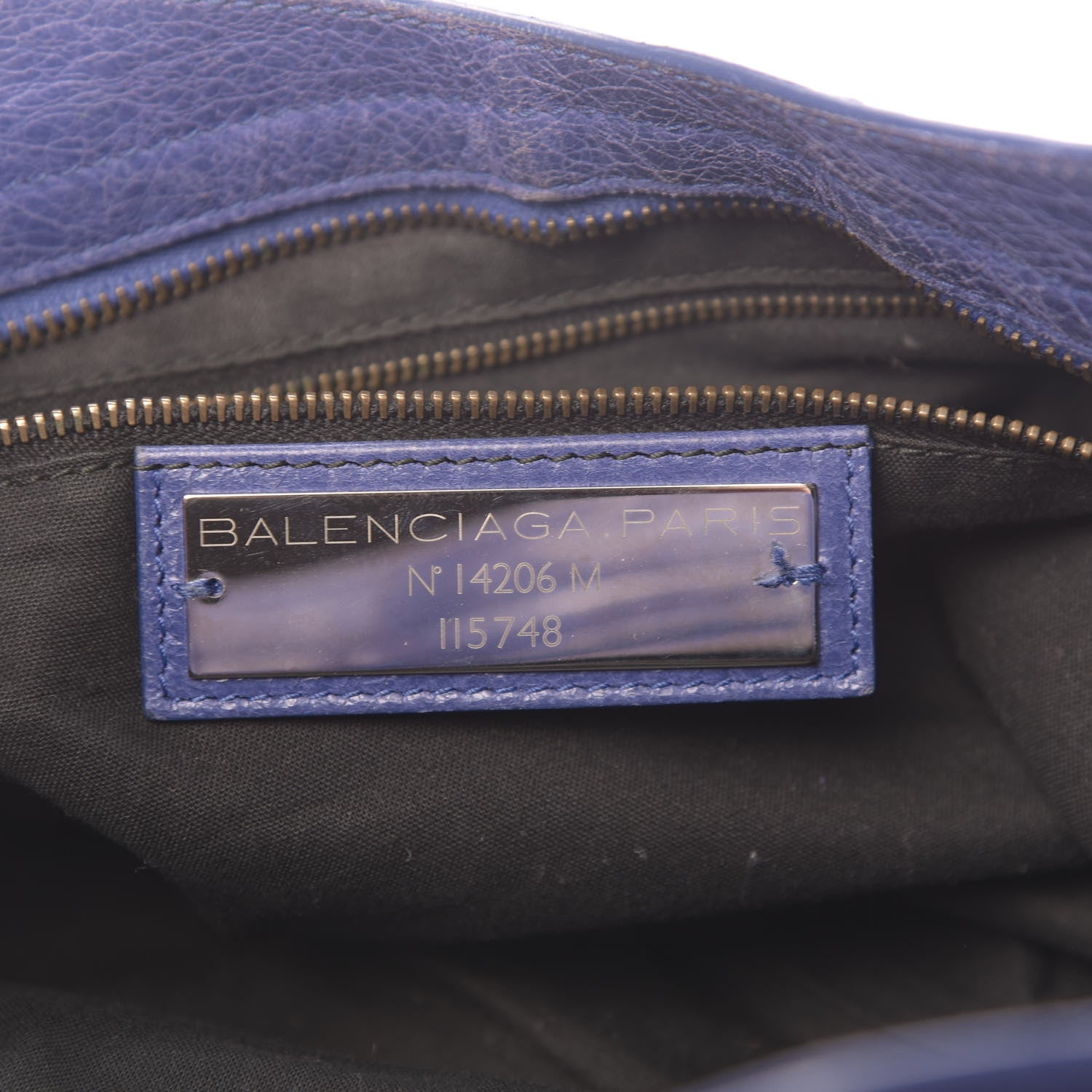 Balenciaga Agneau Classic Hardware City Bleu Lavande 7 of 11