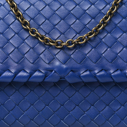 Bottega Veneta Nappa Intrecciato Baby Olimpia Shoulder Bag Atlantic 8 of 10