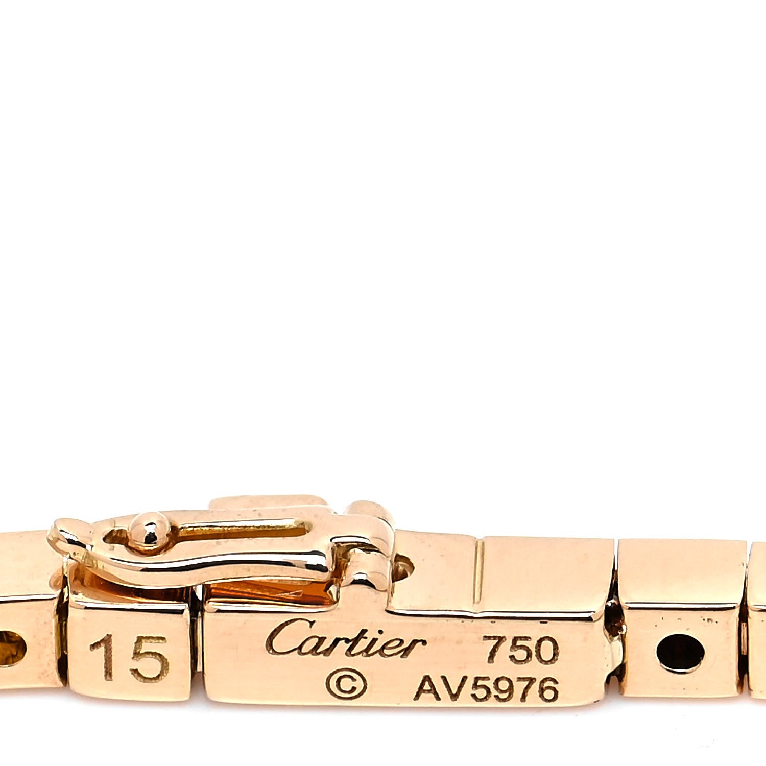 Cartier 18K Yellow Gold Lanieres Bracelet 15 4 of 4