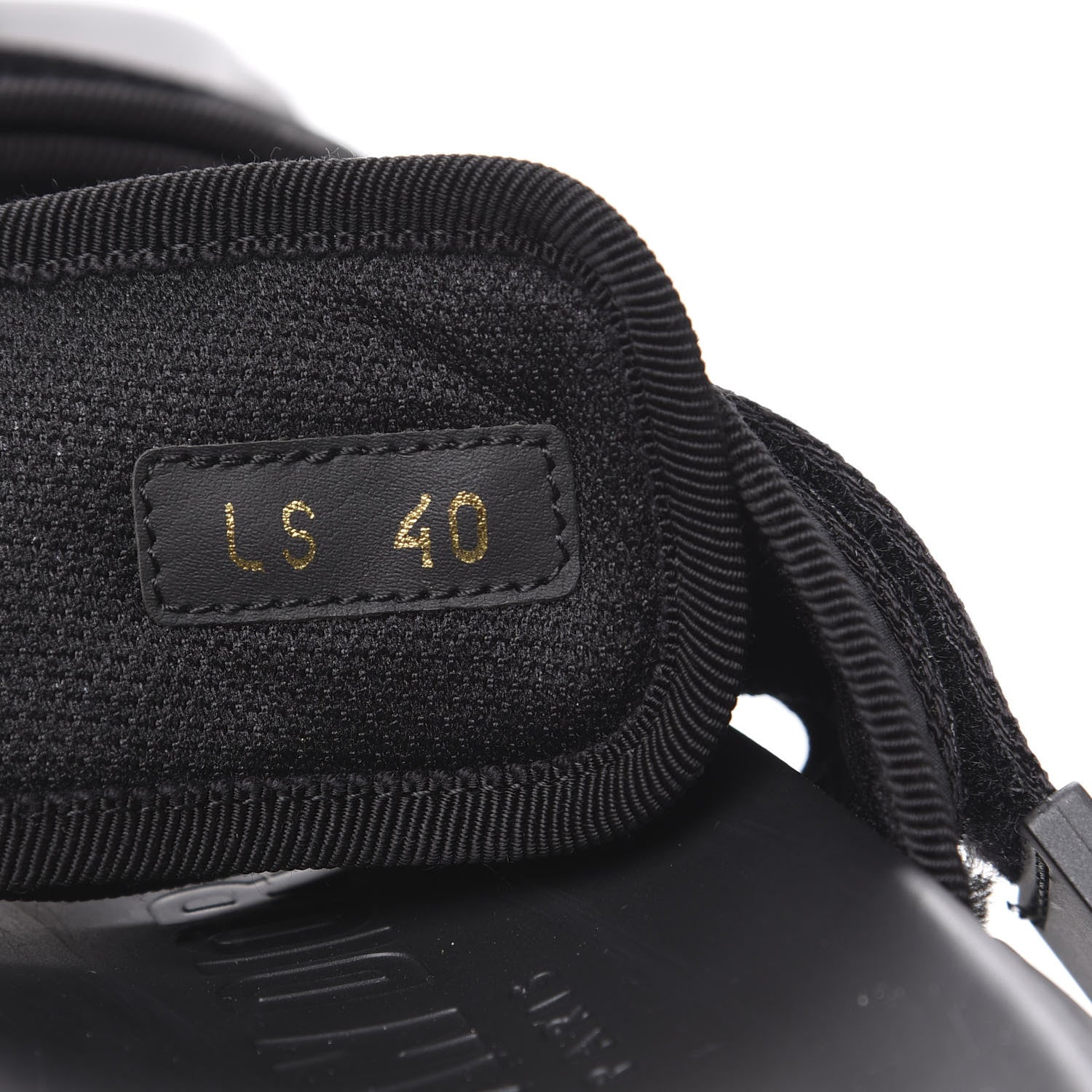Christian Dior Technical Fabric D-Wander Slide Sandals 40 Black 8 of 9