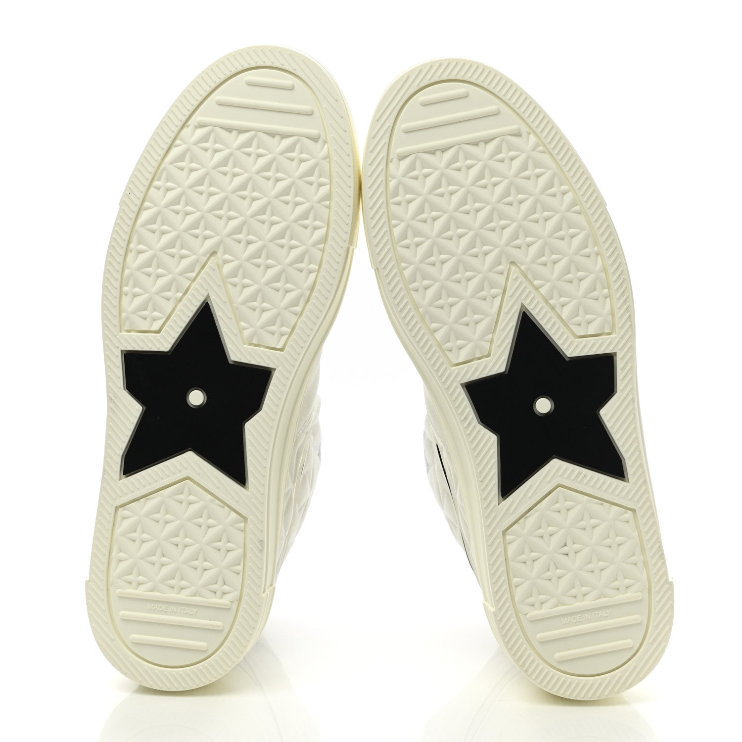 Christian Dior Calfskin Womens Walk'n' Dior Star High Top Sneakers 37 White 5 of 9