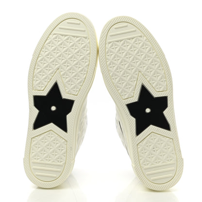 Christian Dior Calfskin Womens Walk'n' Dior Star High Top Sneakers 37 White 5 of 9