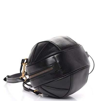 Gucci Piuma Lux Energy Mini Tifosa Basketball Shaped Shoulder Bag Black 3 of 8