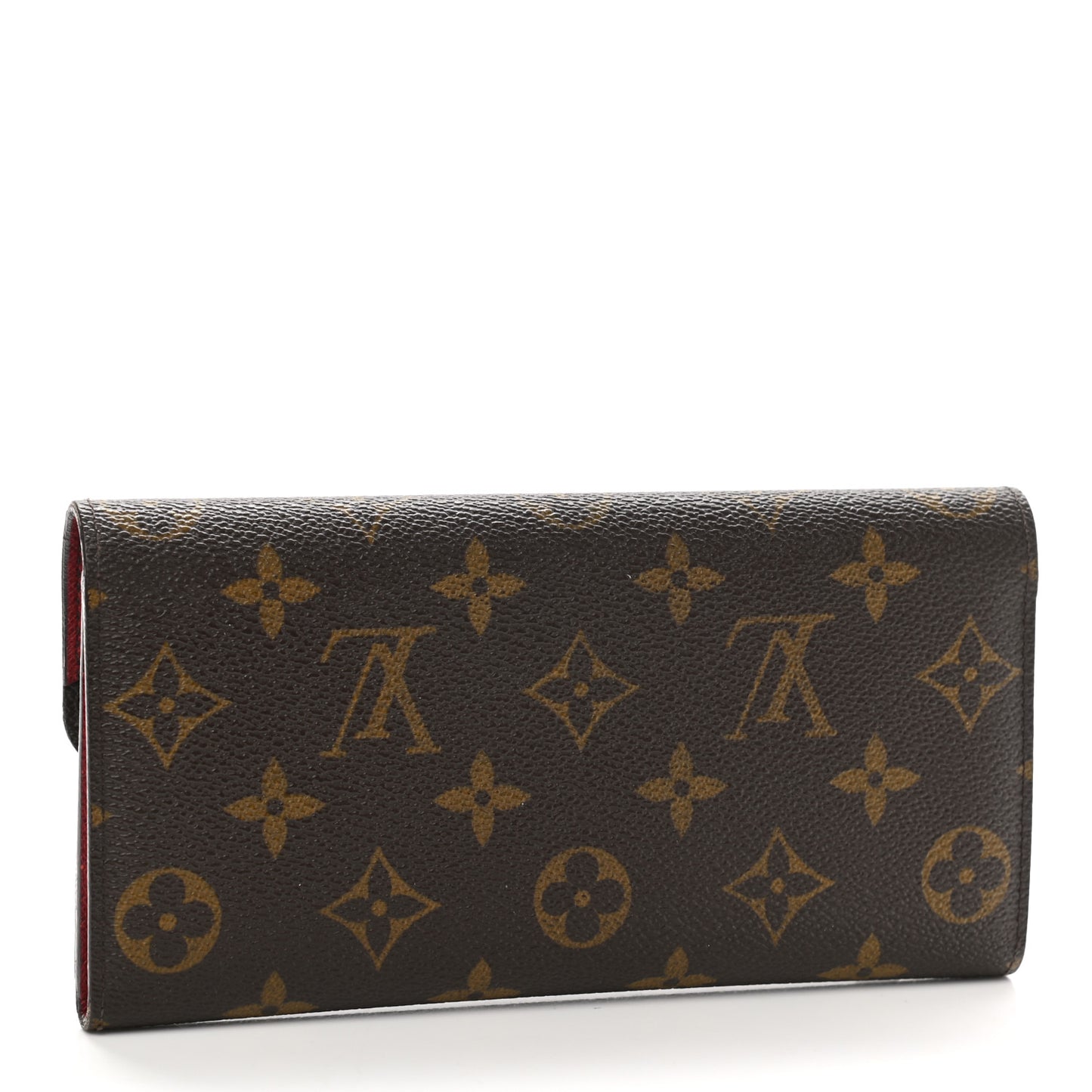 Monogram Emilie Wallet Red