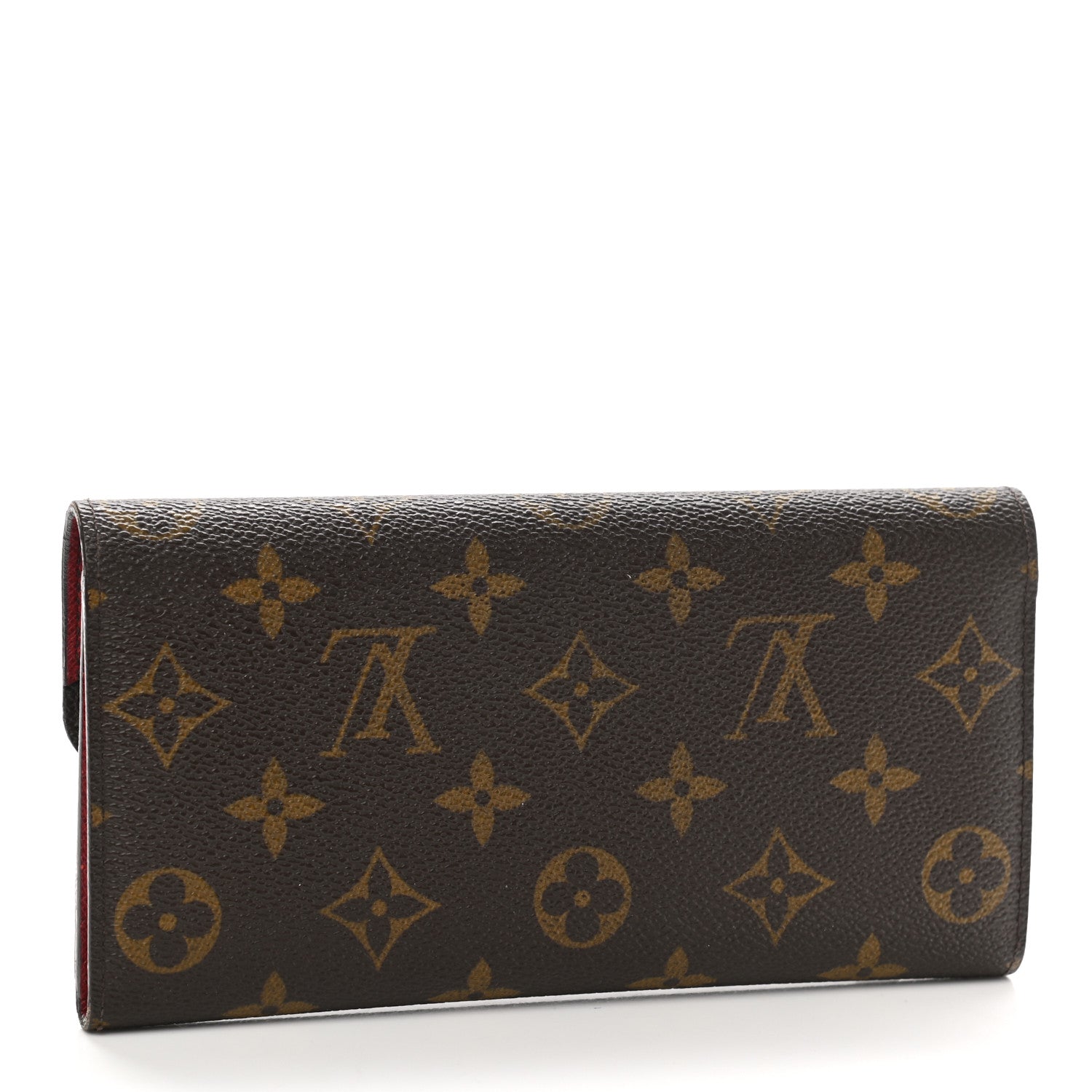 Louis Vuitton Monogram Emilie Wallet Red 3 of 12