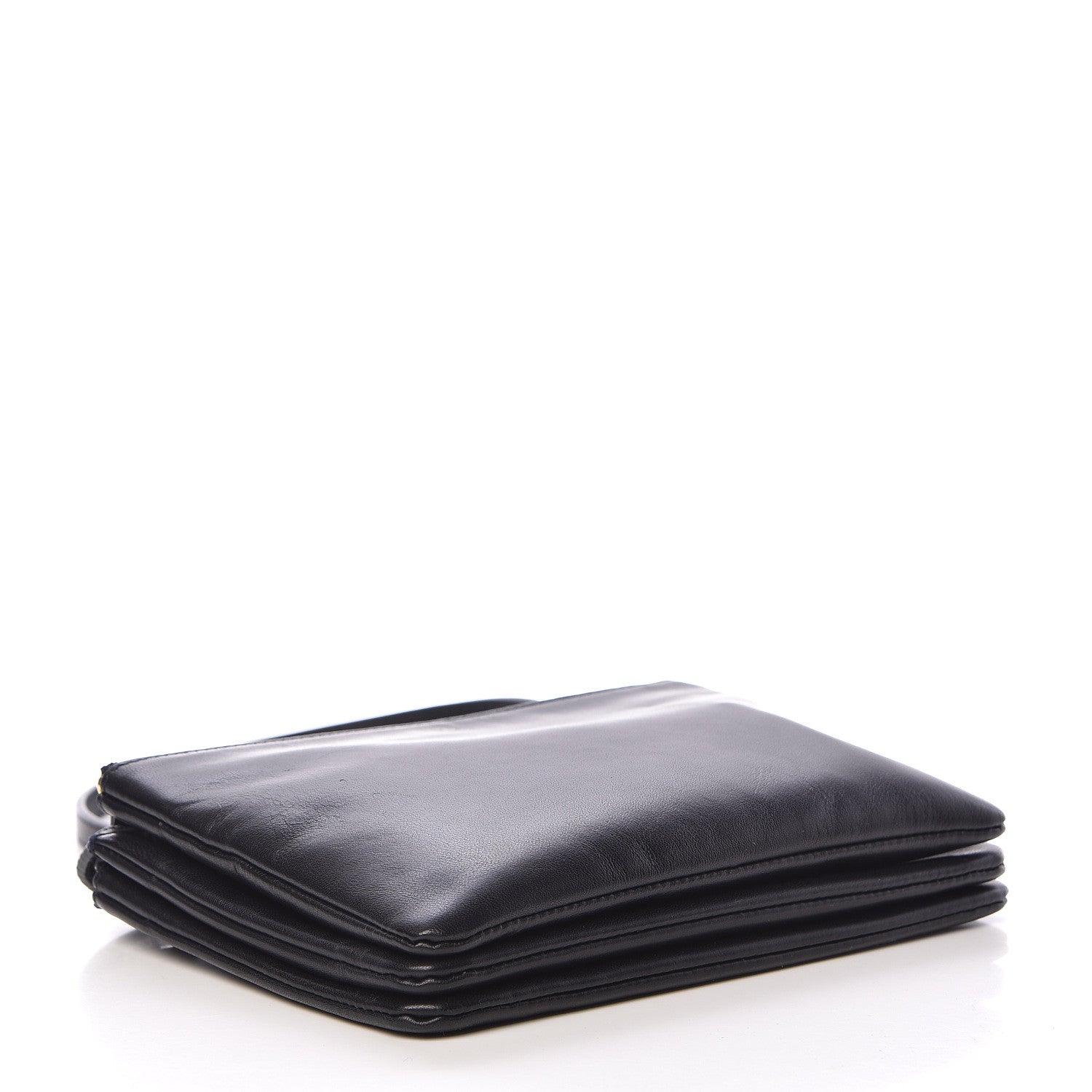 Celine Lambskin Small Trio Crossbody Bag Navy Blue 4 of 13