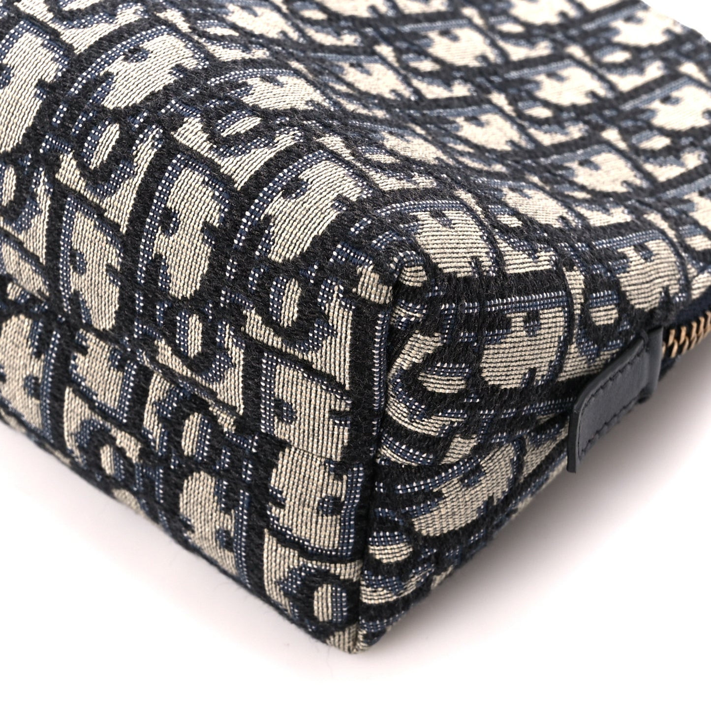 Oblique Large Beauty Pouch Bleu