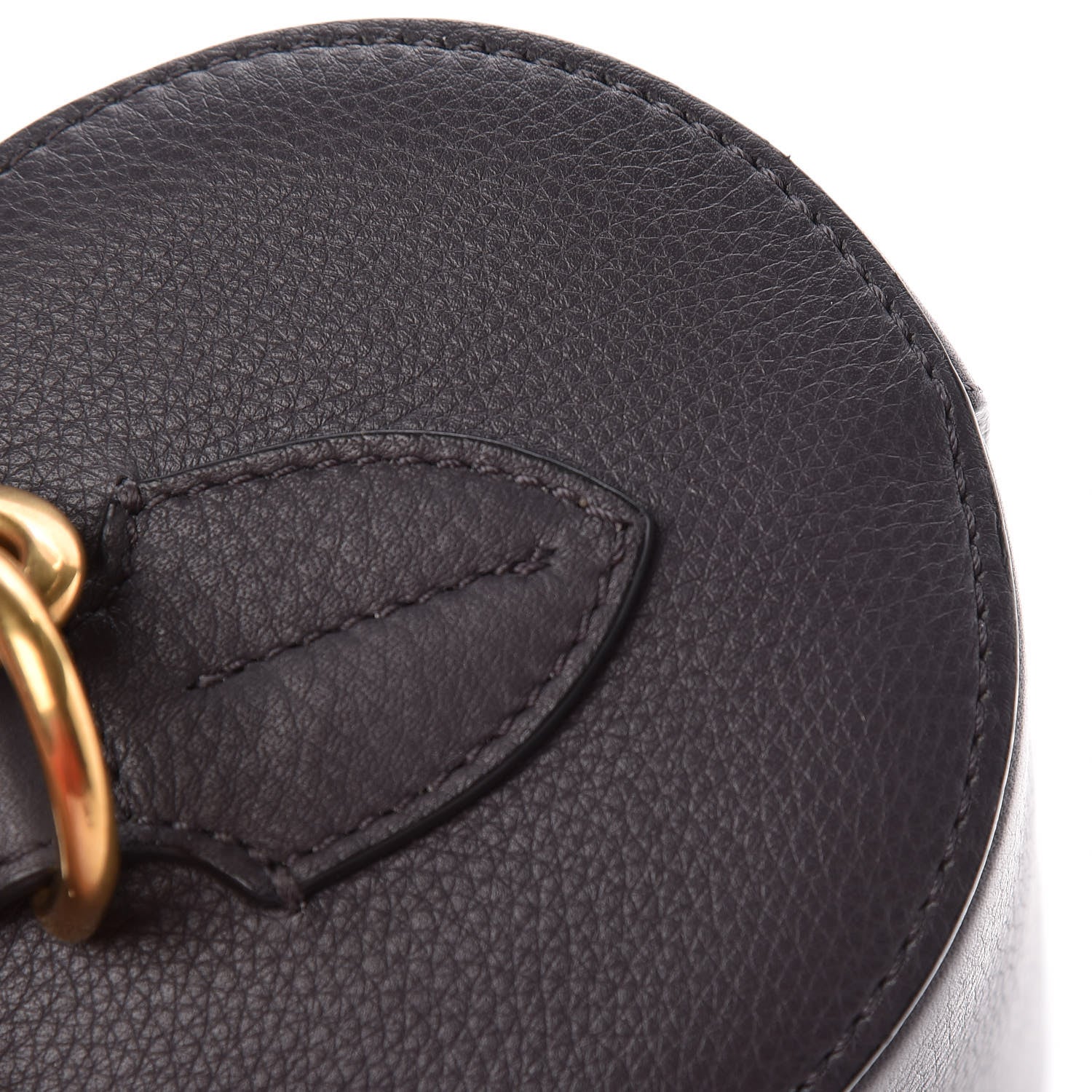Burberry Calfskin The Barrel Bag Grey 14 of 15