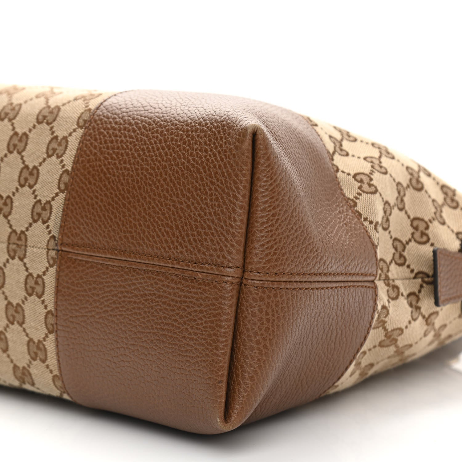 Gucci Monogram Medium Bree Shoulder Bag Beige Tabacco 10 of 11