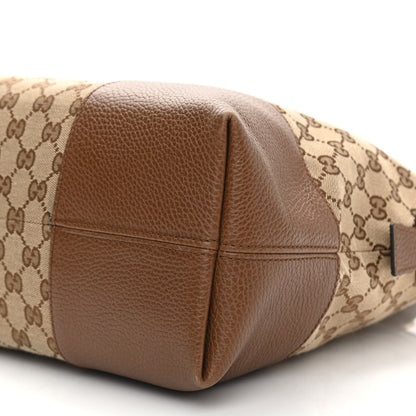 Gucci Monogram Medium Bree Shoulder Bag Beige Tabacco 10 of 11