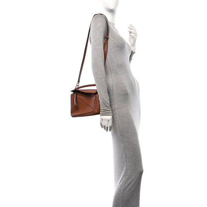 Loewe Calfskin Medium Puzzle Bag Tan 2 of 10