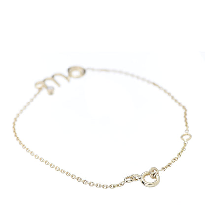Christian Dior 18K Yellow Gold Diamond Oui Bracelet 3 of 5