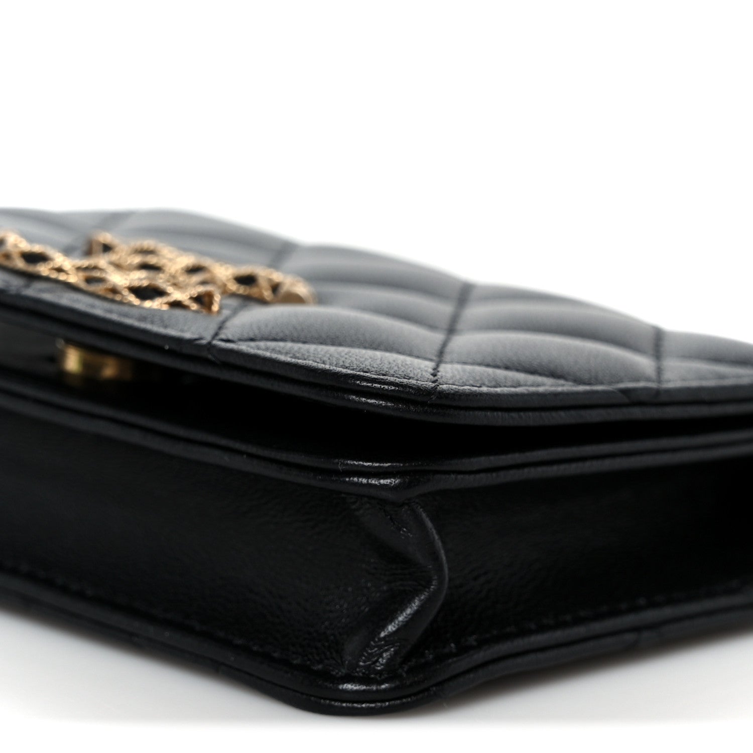 Chanel Lambskin Quilted Mini CC Flap Black 11 of 12
