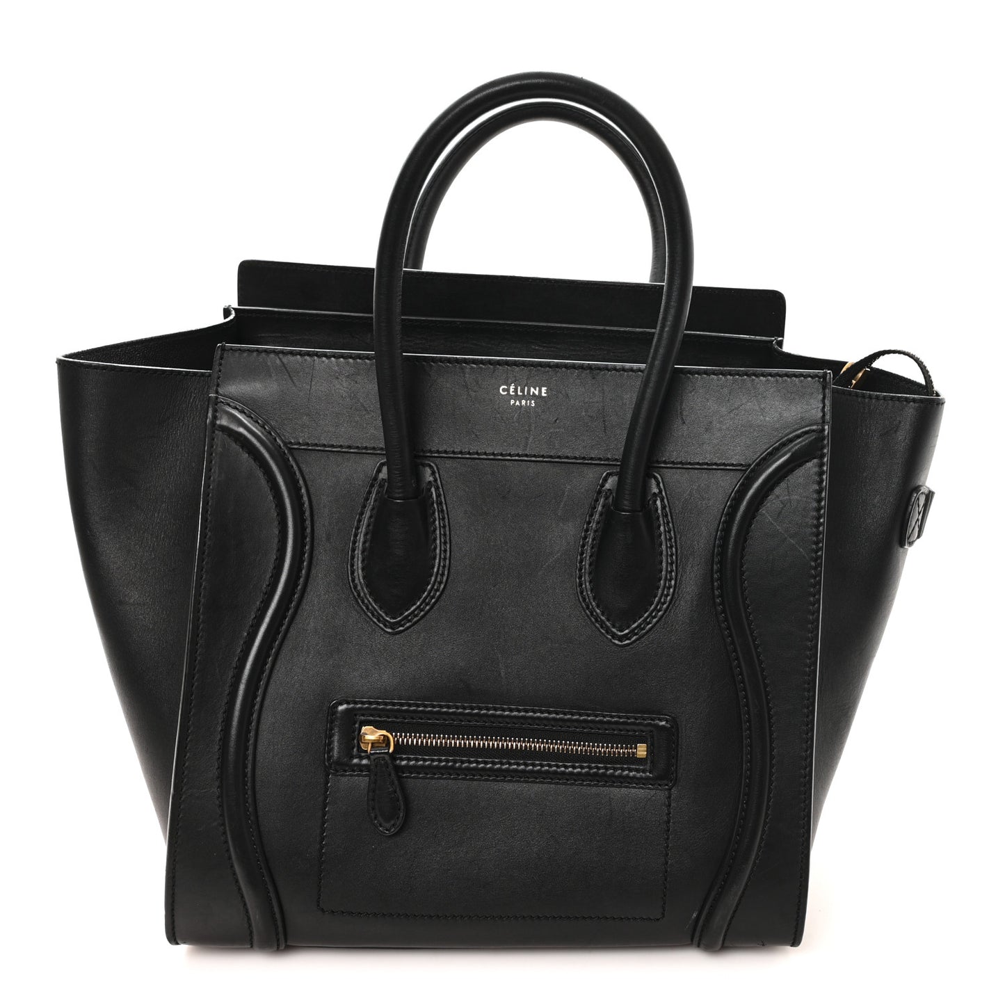 Smooth Calfskin Mini Luggage Black