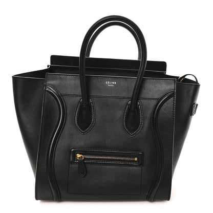 Celine Smooth Calfskin Mini Luggage Black 1 of 11