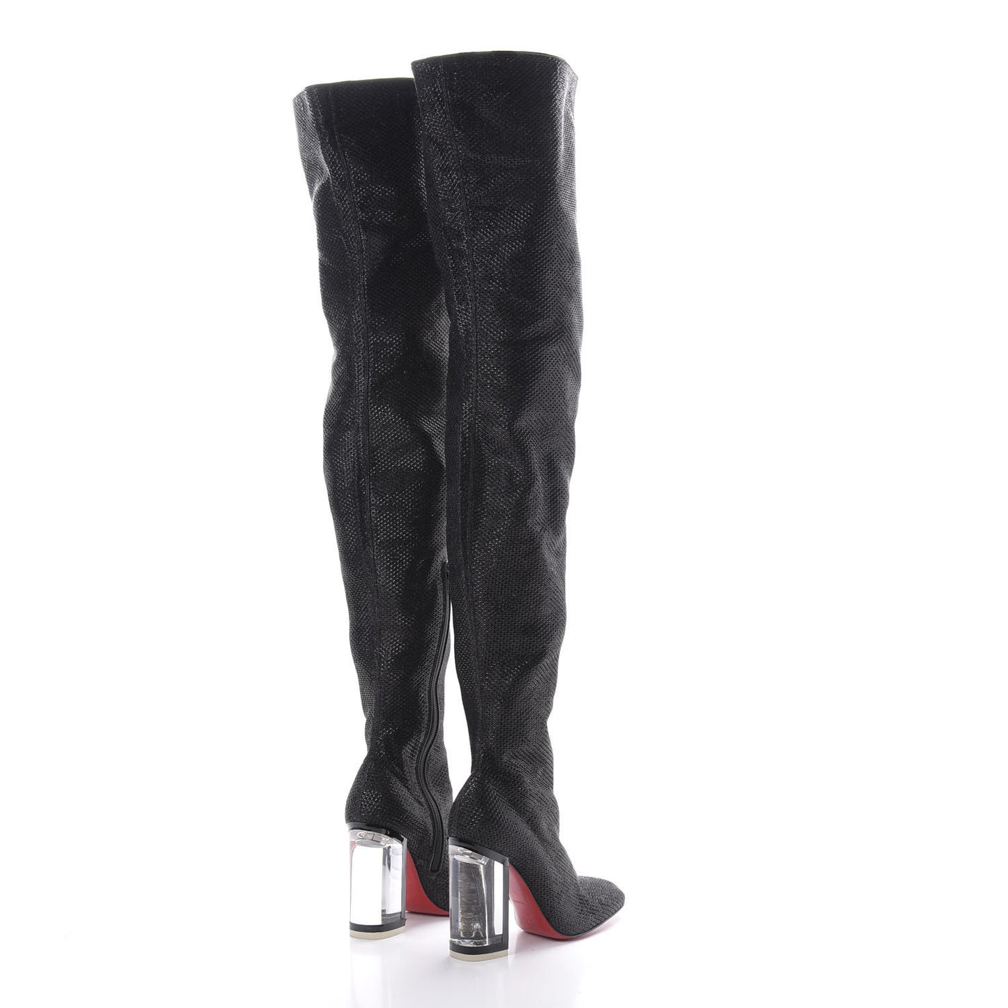 Glitter Diams New Gloria 100 Thigh High Boots 37 Black
