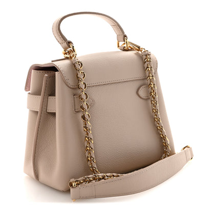 Louis Vuitton Soft Calfskin Mini Lockme Ever Greige 3 of 9