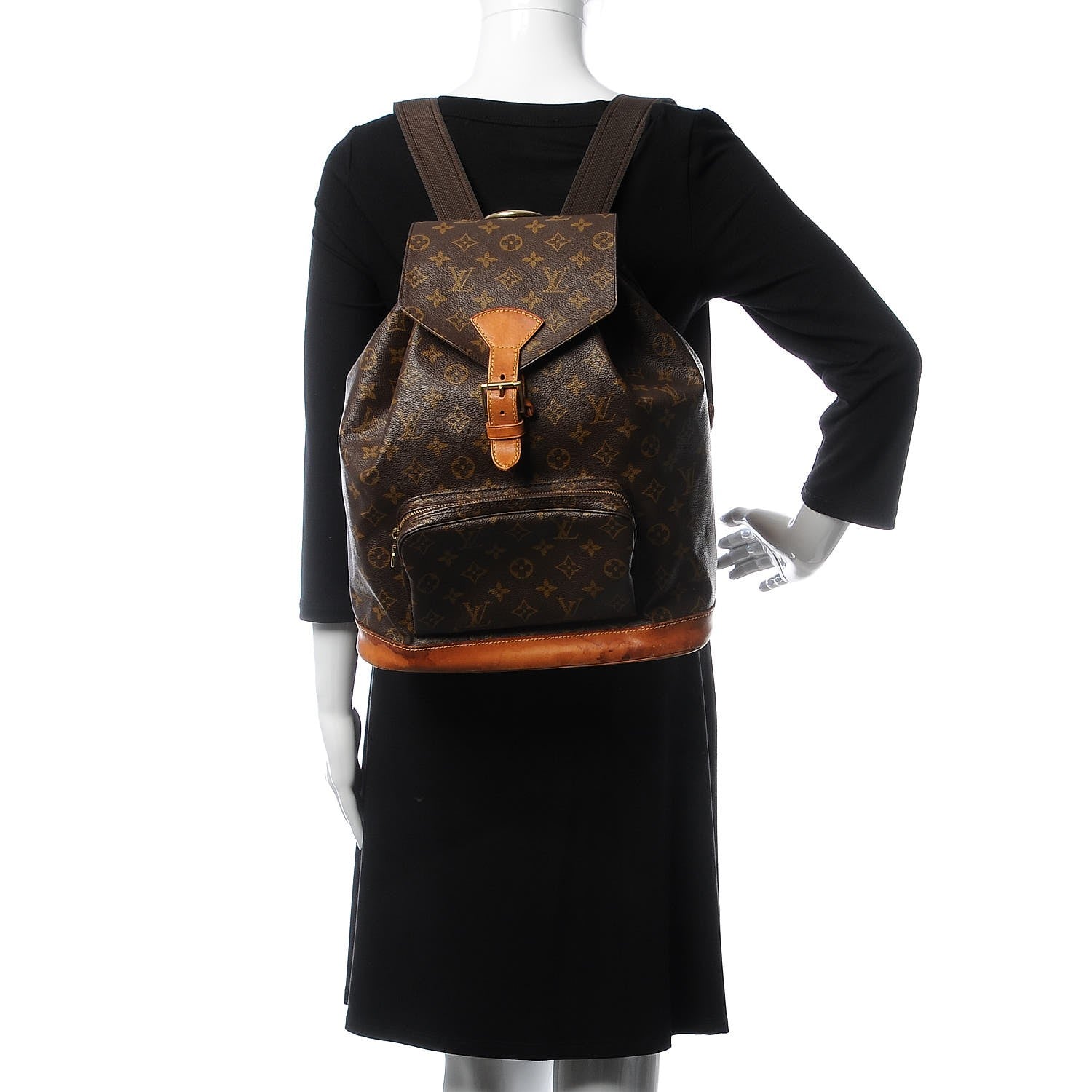 Louis Vuitton Monogram Montsouris GM Backpack 2 of 9
