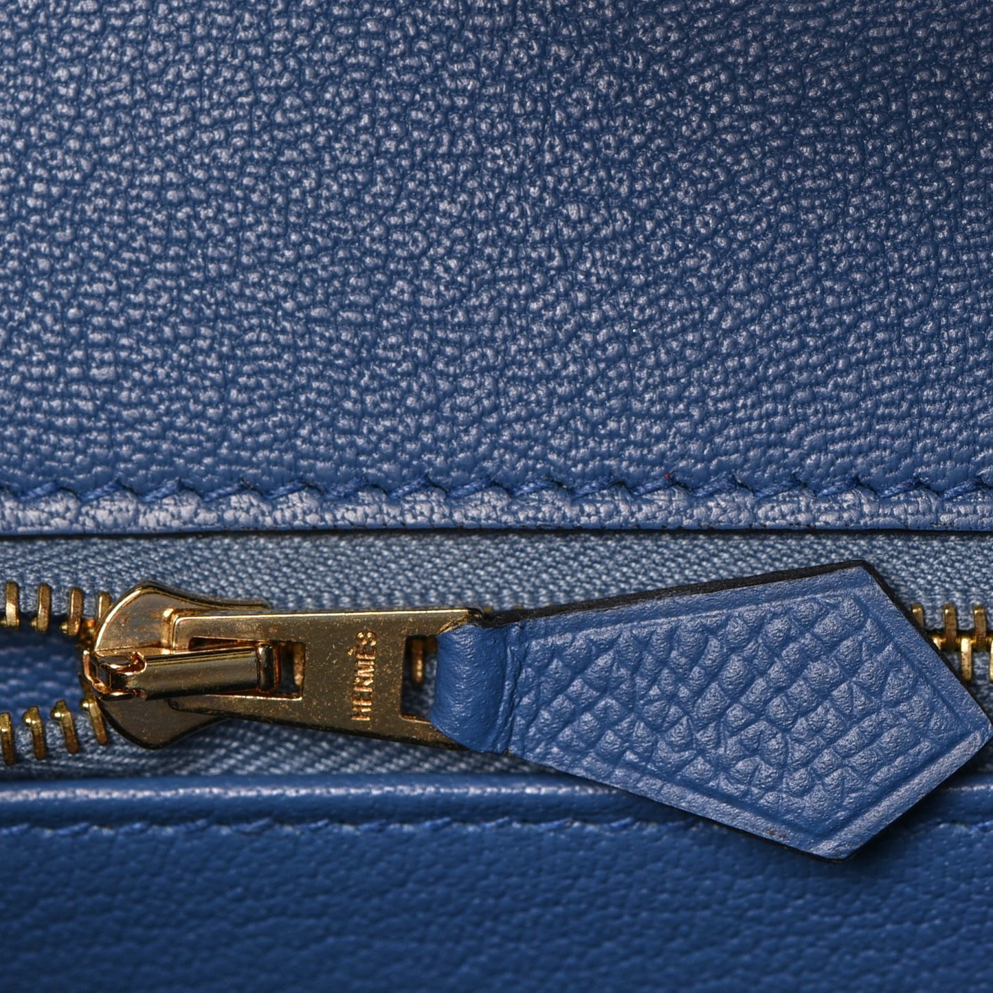 Epsom Birkin 35 Bleu Agate