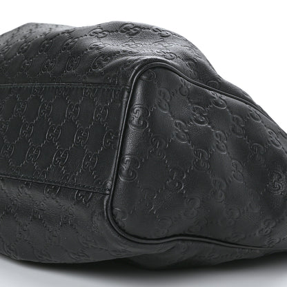 Gucci Guccissima Medium Sukey Tote Black 9 of 9