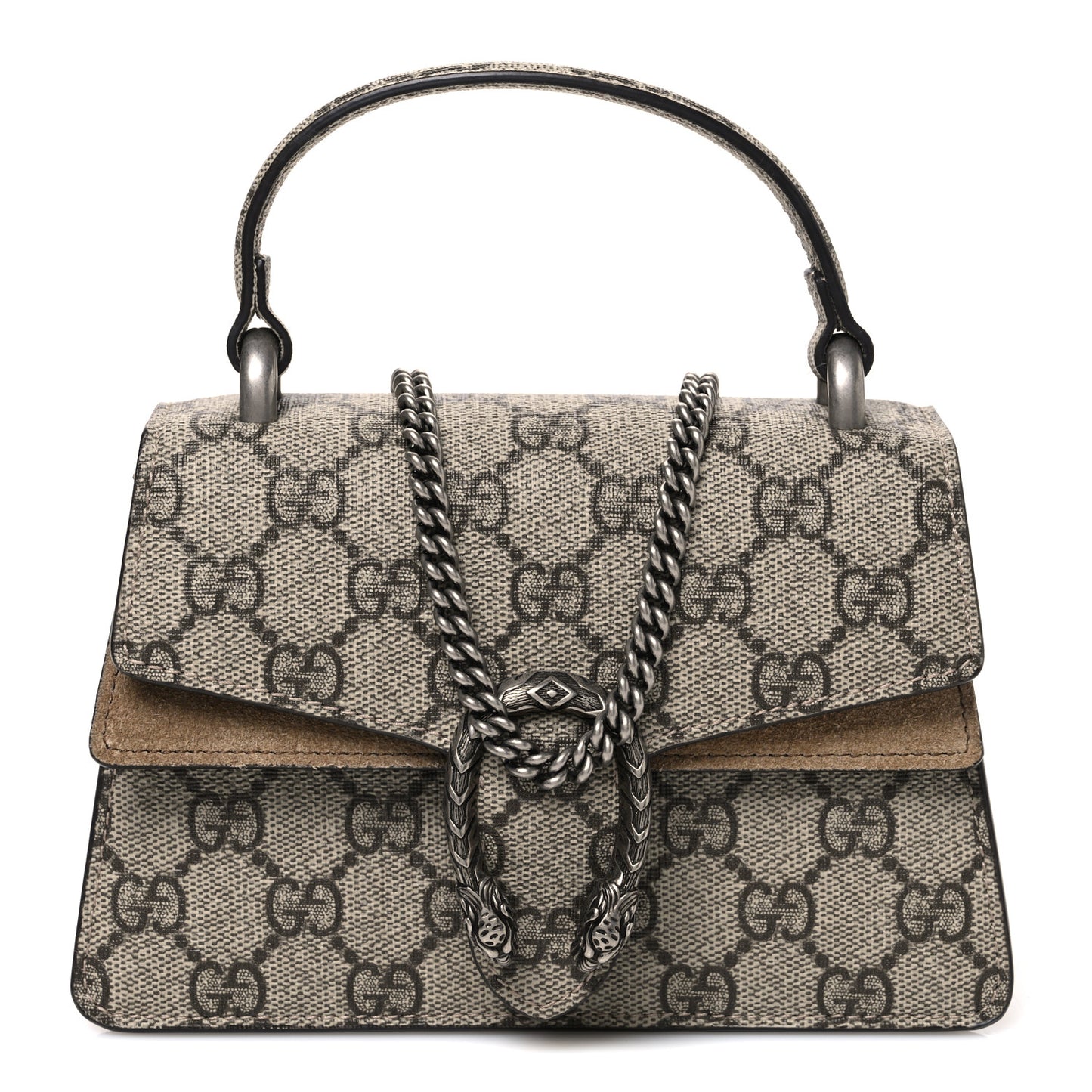 GG Supreme Monogram Mini Dionysus Top Handle Bag Taupe