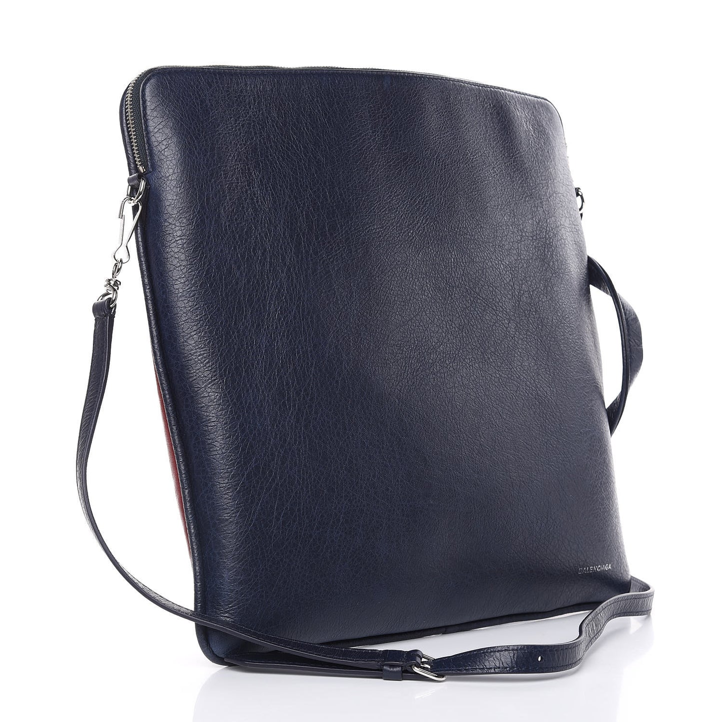Agneau S Cushion Square Crossbody Dark Night Red