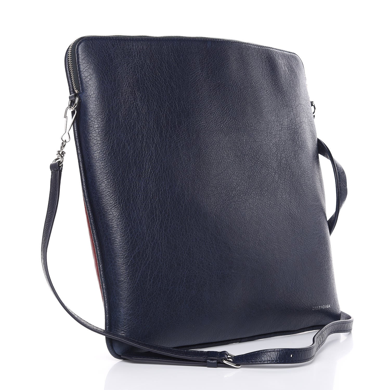 Balenciaga Agneau S Cushion Square Crossbody Dark Night Red 3 of 9