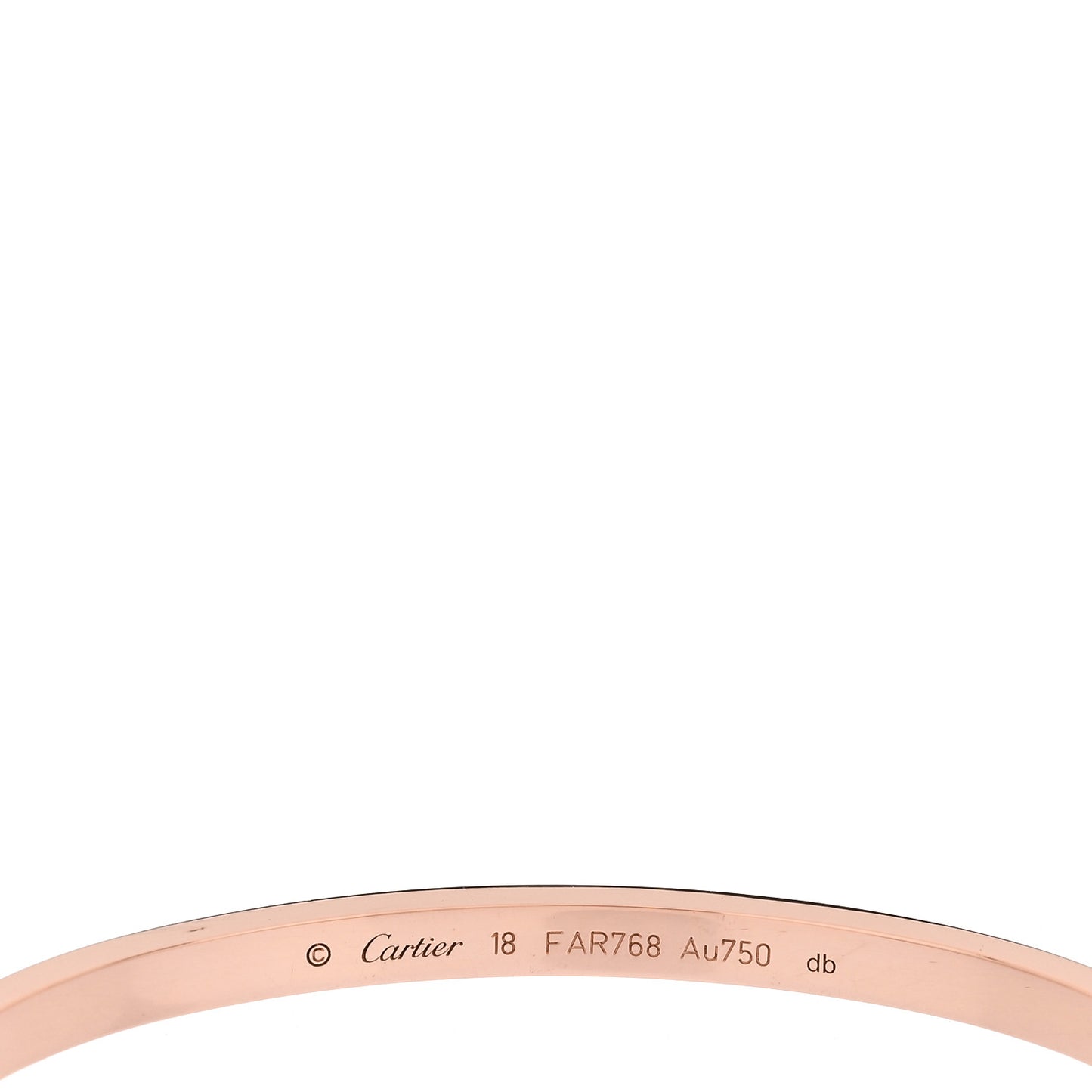 18K Pink Gold Small LOVE Bracelet 18