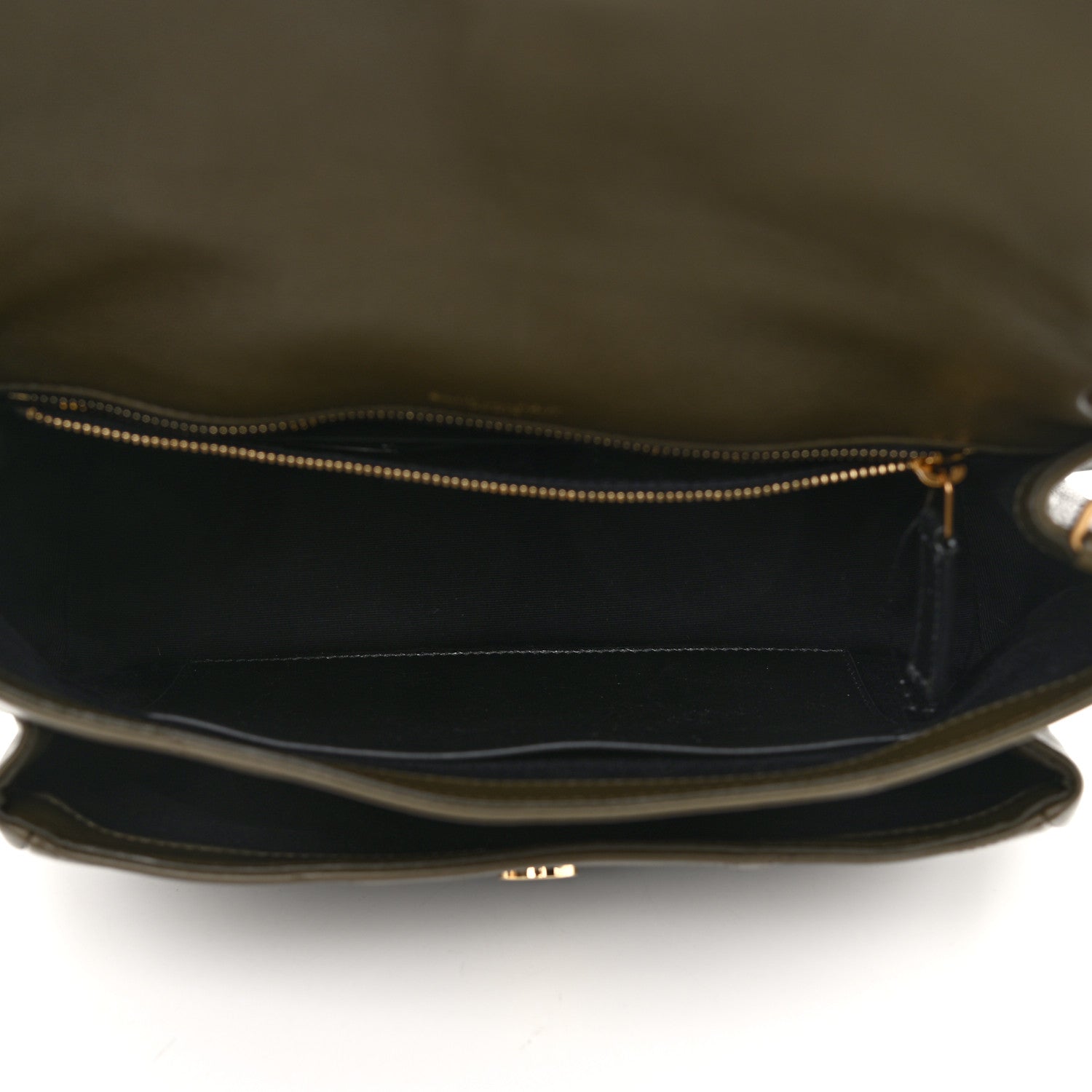 Saint Laurent Lambskin Matelasse Monogram Medium Niki Chain Satchel Seaweed 5 of 10