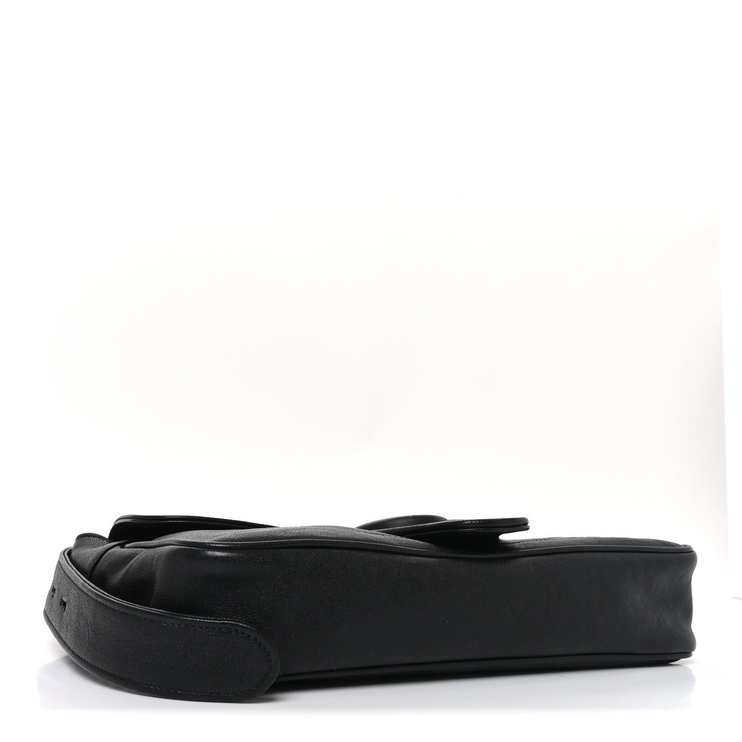 Goatskin Small GG Monochrome Aphrodite Shoulder Bag Black
