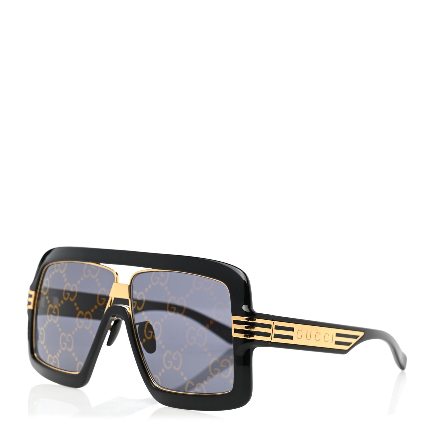 Acetate Shield GG0900S Sunglasses Black