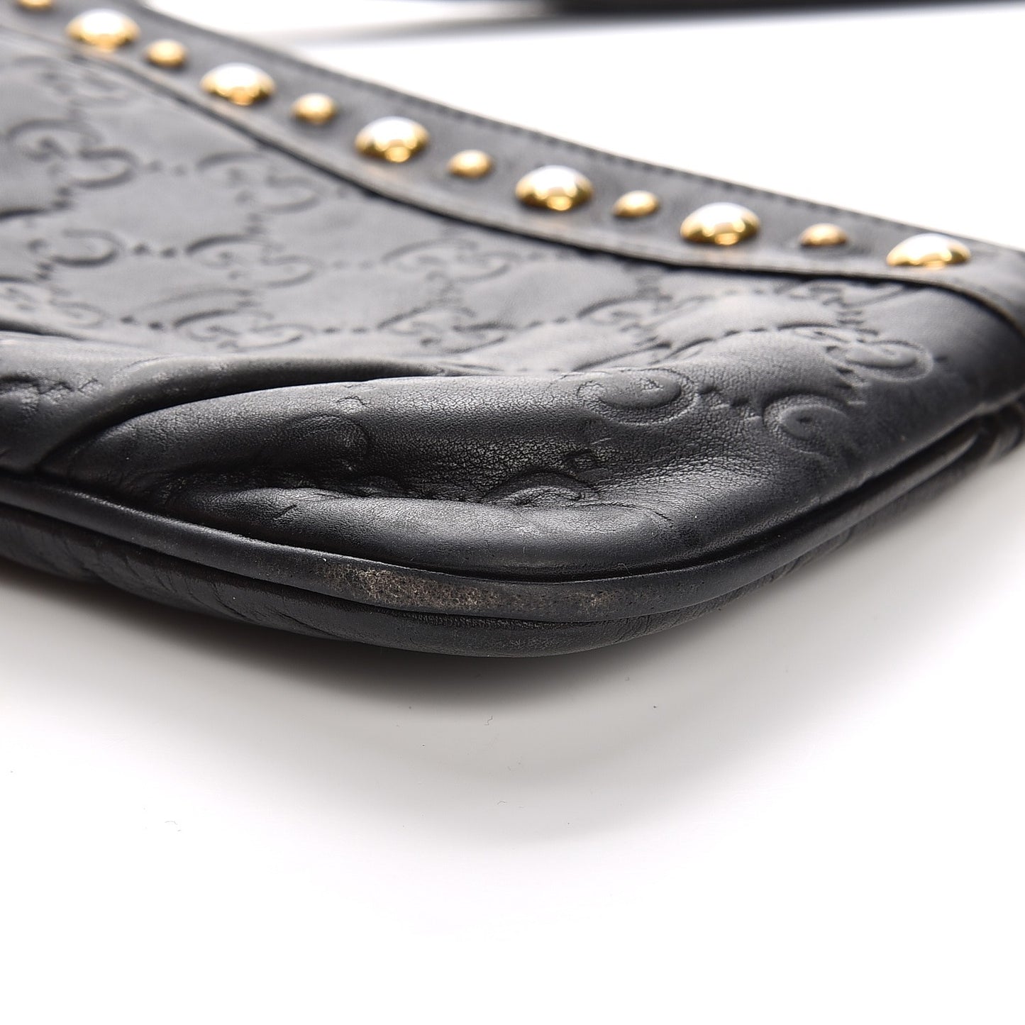 Guccissima Babouska Wristlet Black