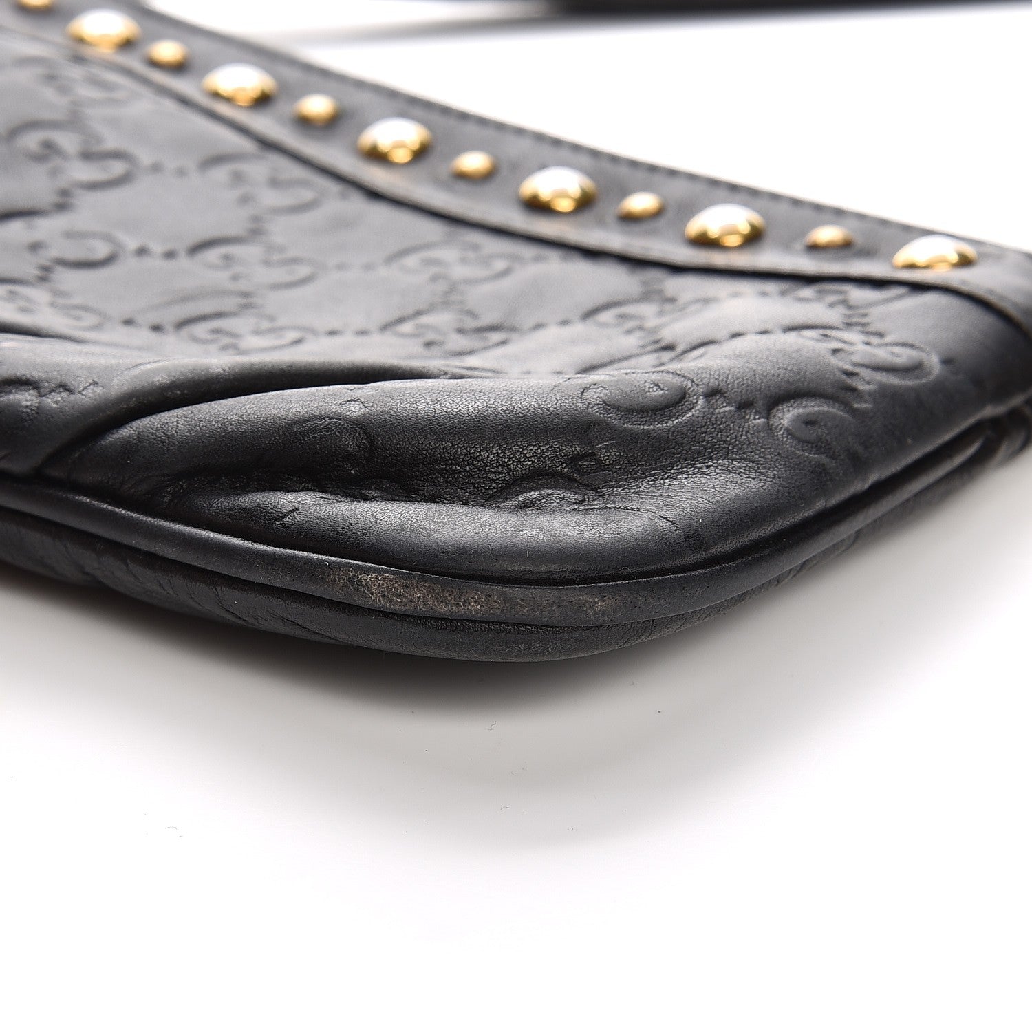 Gucci Guccissima Babouska Wristlet Black 11 of 15
