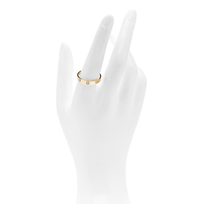 Cartier 18K Yellow Gold 3.5mm LOVE Wedding Band Ring 59 8.75 2 of 5
