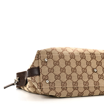 Gucci GG Monogram Web Pop Tote Brown 9 of 10