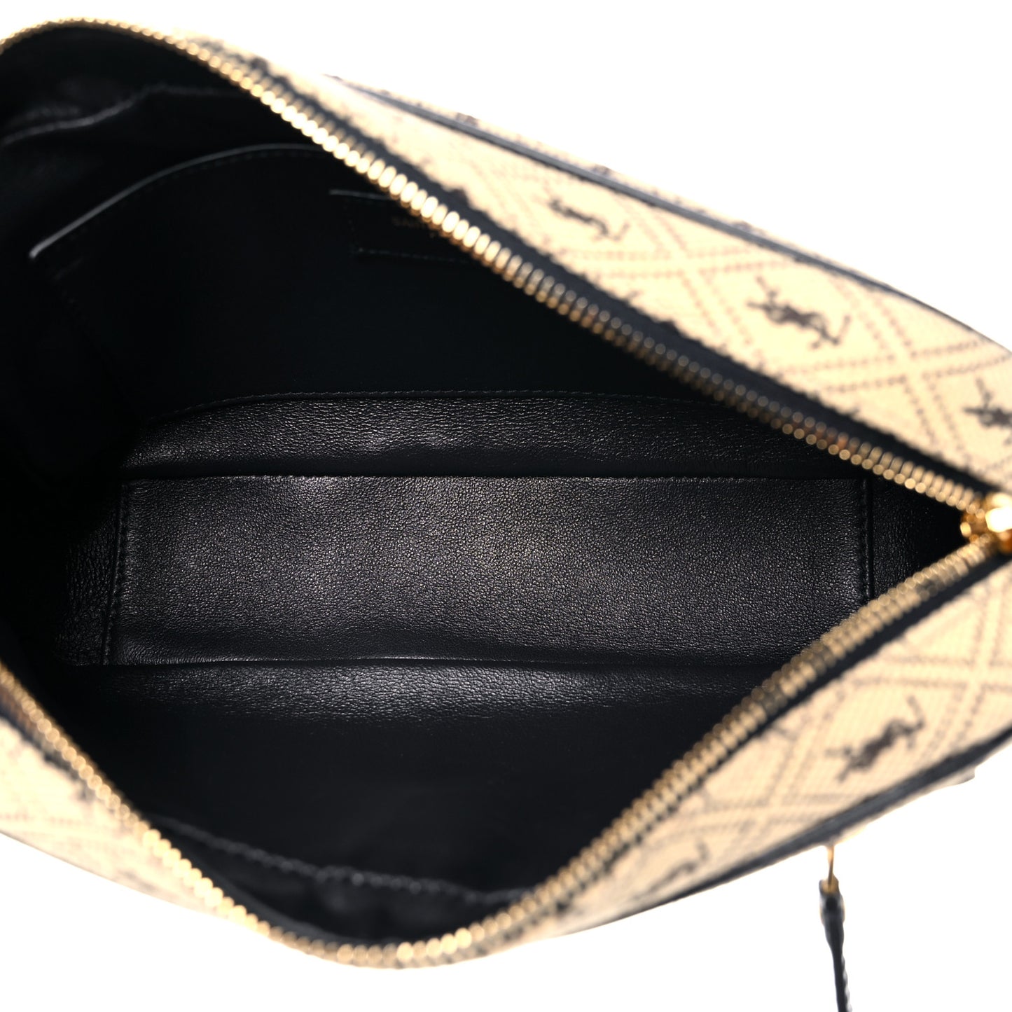 Canvas Monogram All Over Camera Bag Beige